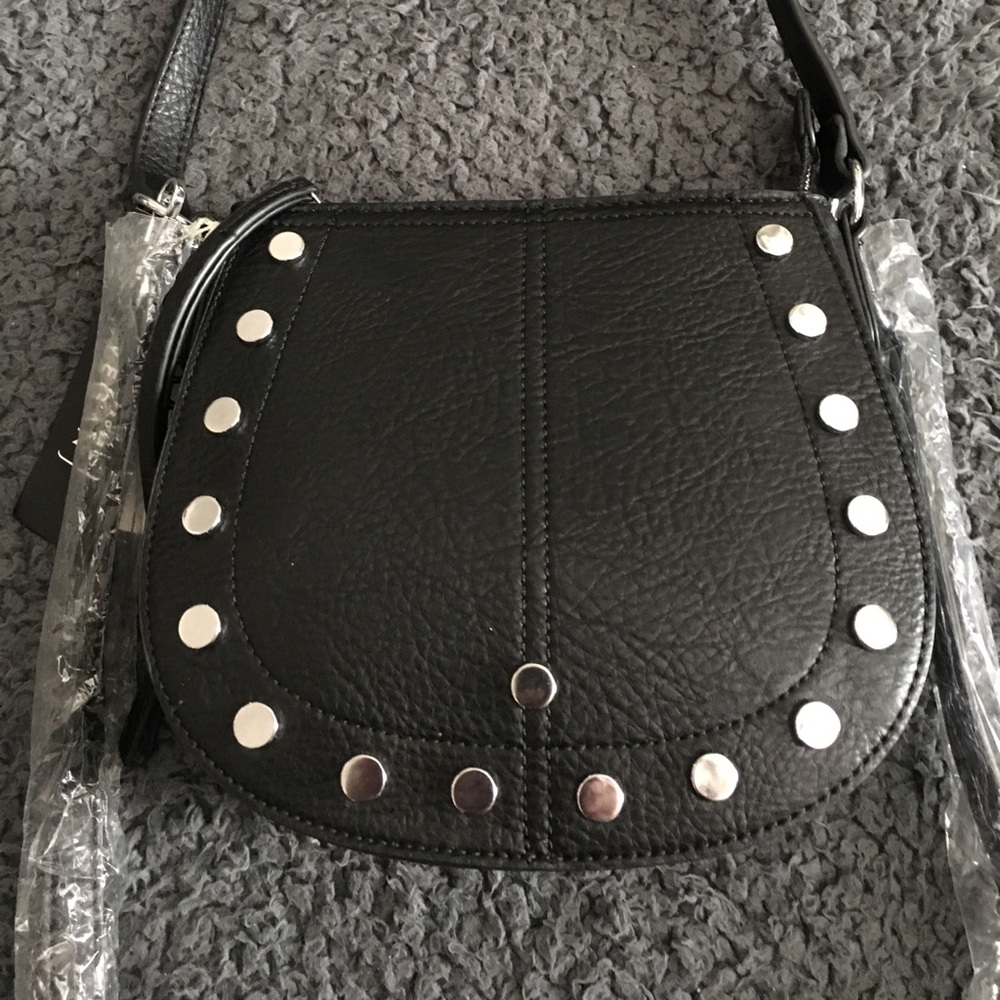 Isabelle studded crossbody (vegan leather)